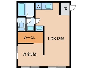 Oak　hills姪浜の物件間取画像